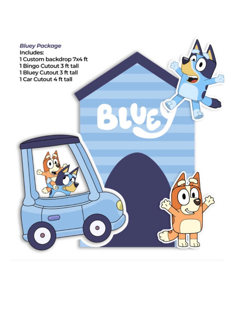 B!UEY BLUE BACKDROP BUNDLE